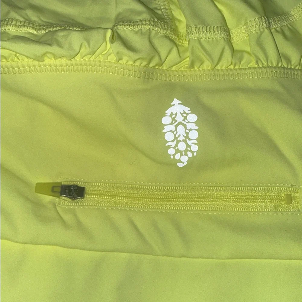 NWOT Free People Movement X Free People Righteous Runsie in Sour Citrus